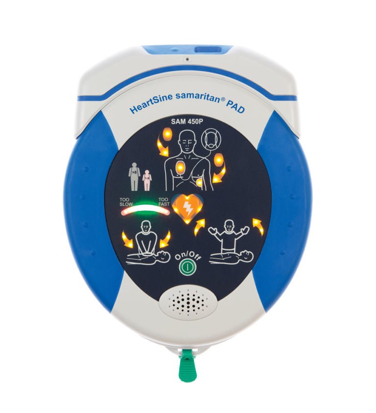Heartsine SAM 450P Defibrillator - KMW Outreach Inc.