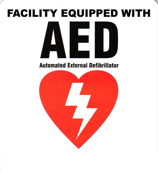 AED Door Sticker - KMW Outreach Inc.