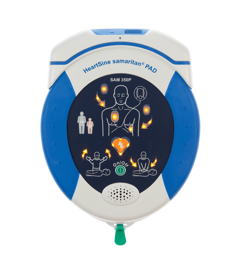 Heartsine SAM 350P Defibrillator - KMW Outreach Inc.